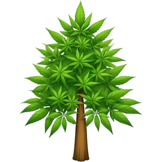 Weed tree emoji
