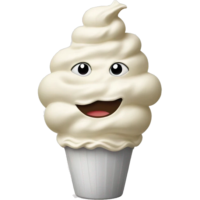 Whipped cream emoji