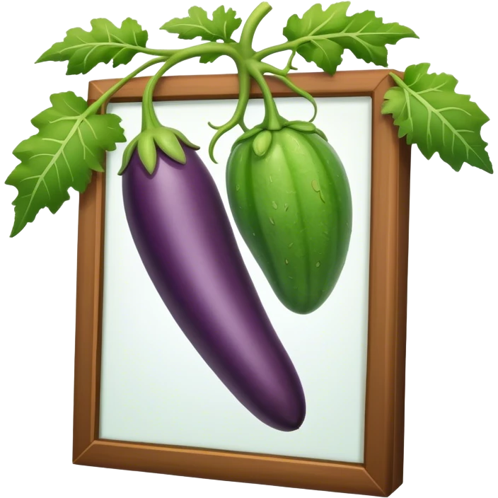 eggplant cucumber carrot on a tree emoji