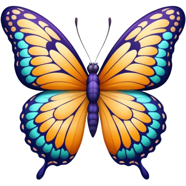 butterfly on flower emoji