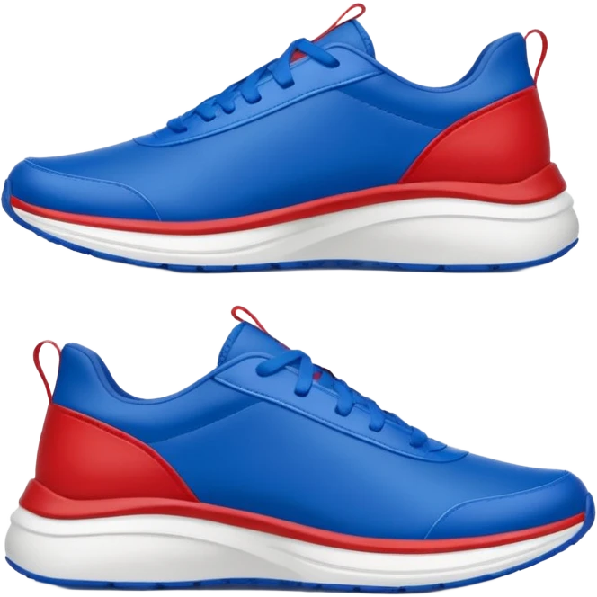  blue upper inspired by Sonic’s fur, with red accents that reference his classic shoes. White details (like stripes, midsoles, or logos) add contrast and keep the design clean. The silhouette is sporty and lightweight, suggesting speed, often with streamlined panels and a low-to-mid cut. emoji