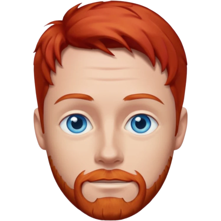 Dave Farrell with blue eyes, red hair emoji