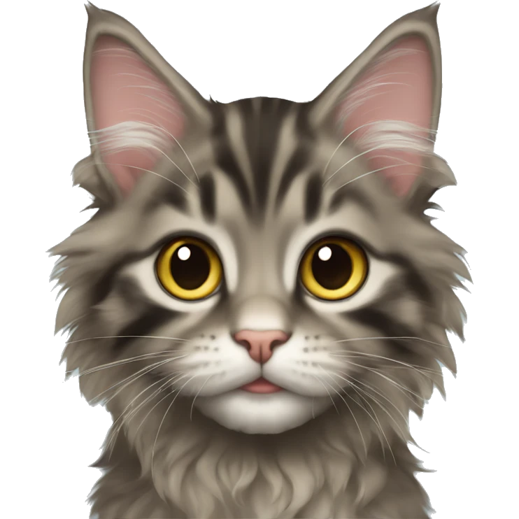 Maine coon kitten emoji