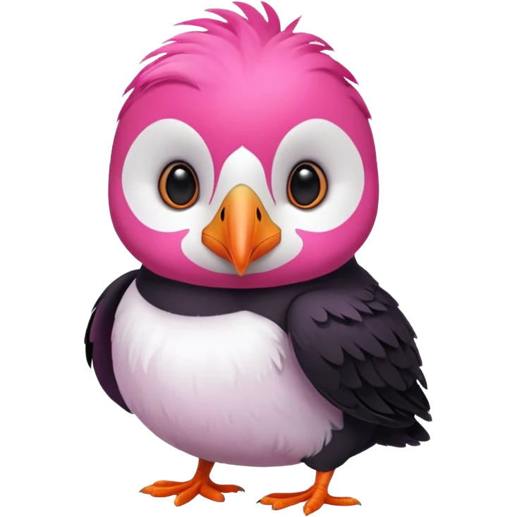 pink puffin 😤😤 emoji