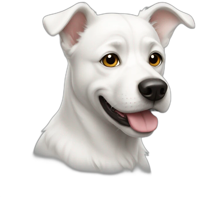 White Dog emoji