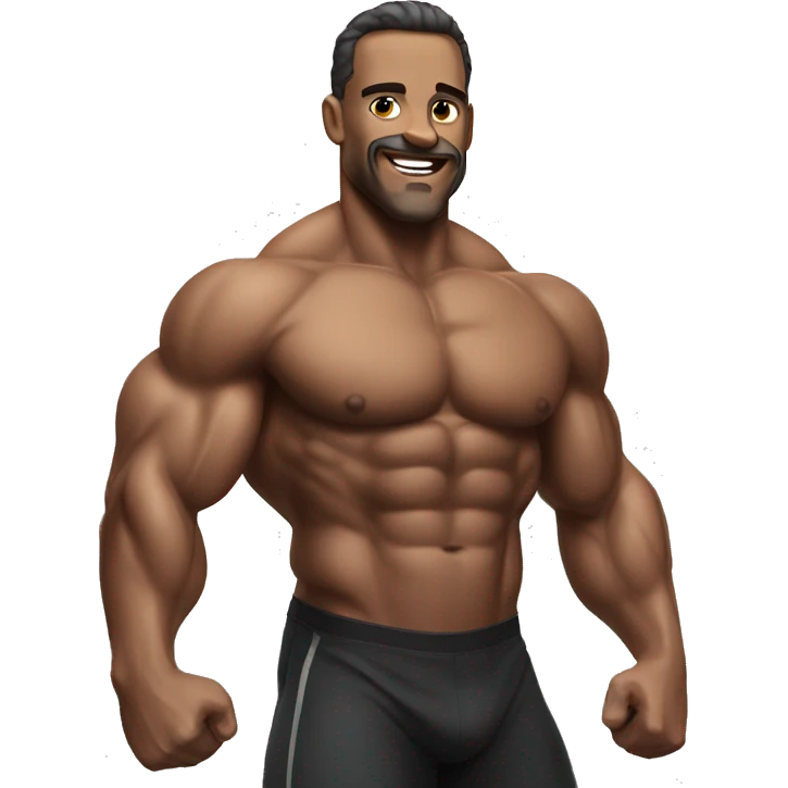 Glorious bodybuilder  emoji