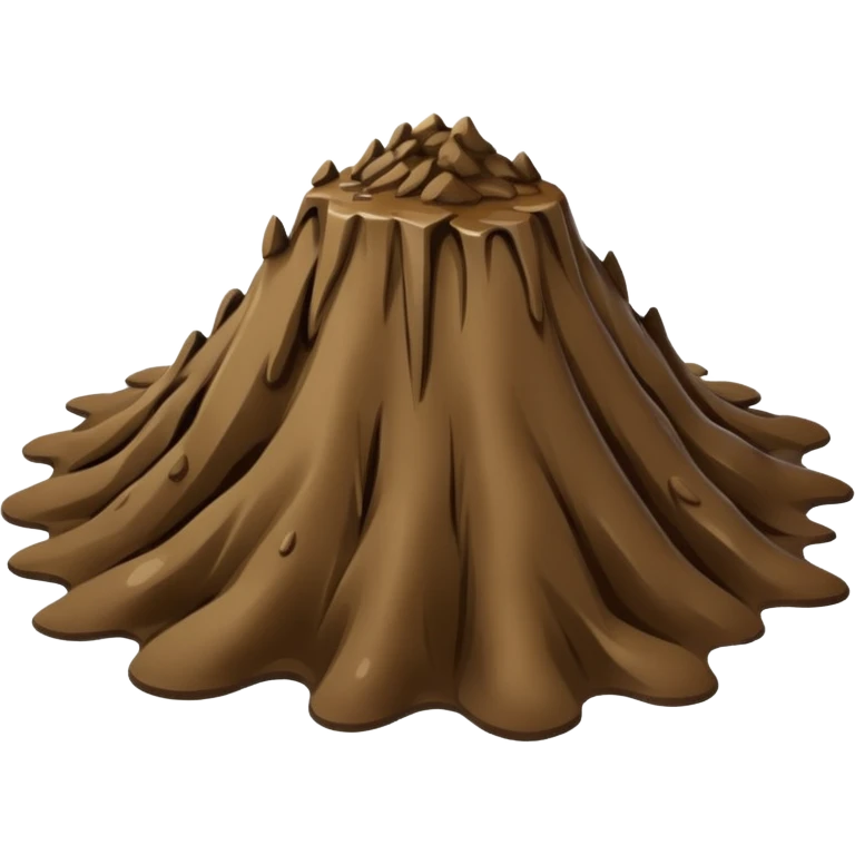 Mud on a floor  emoji