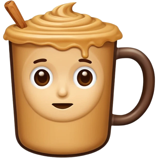 peanut butter coffee emoji