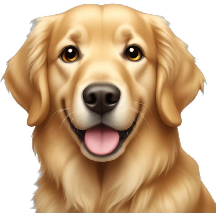 10 year old golden retriever  emoji