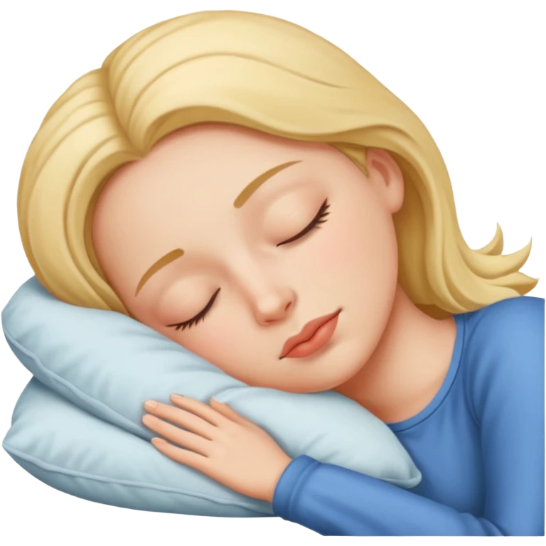 Mujer durmiendo  emoji