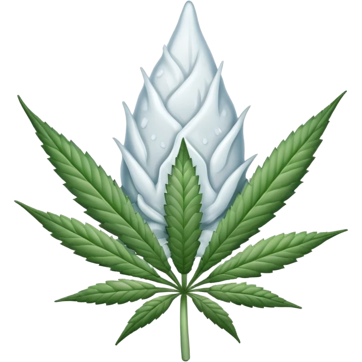 white color marijuana, no color emoji