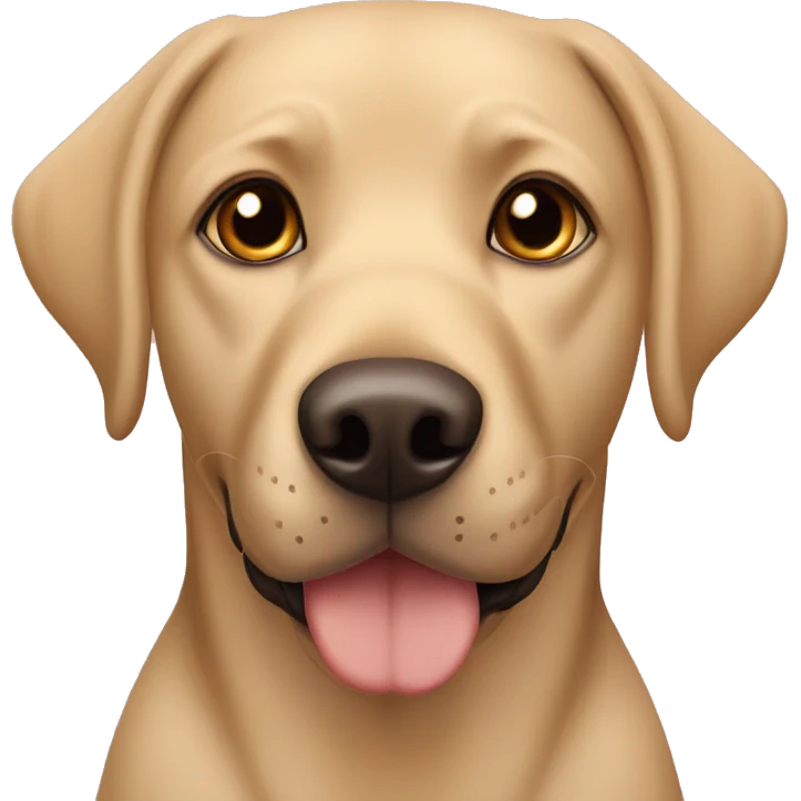 Labrador Dog With Brown eyes named Lotta emoji