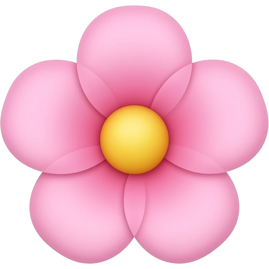 Pink and pretty emoji