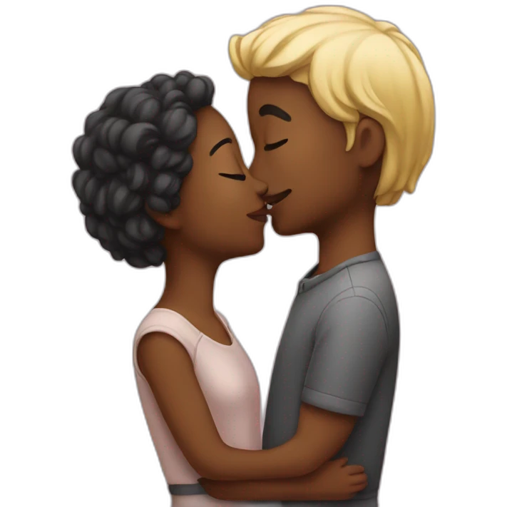 Kissing emoji