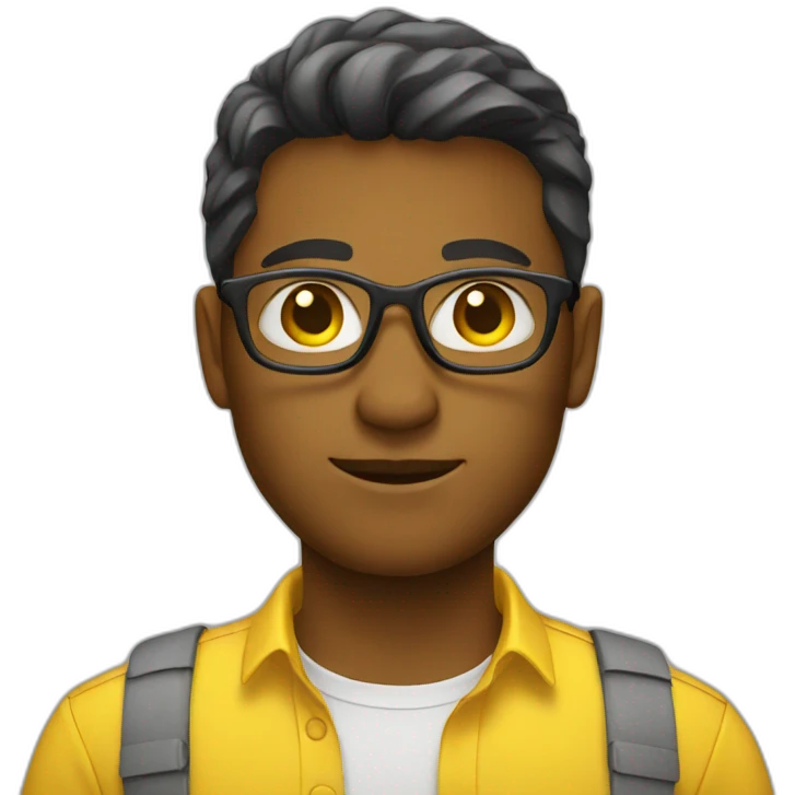 Yellow shirt emoji