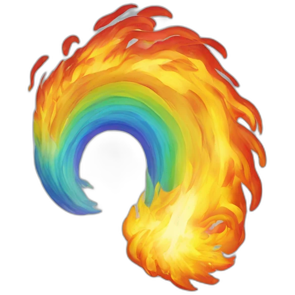fire rainbow emoji