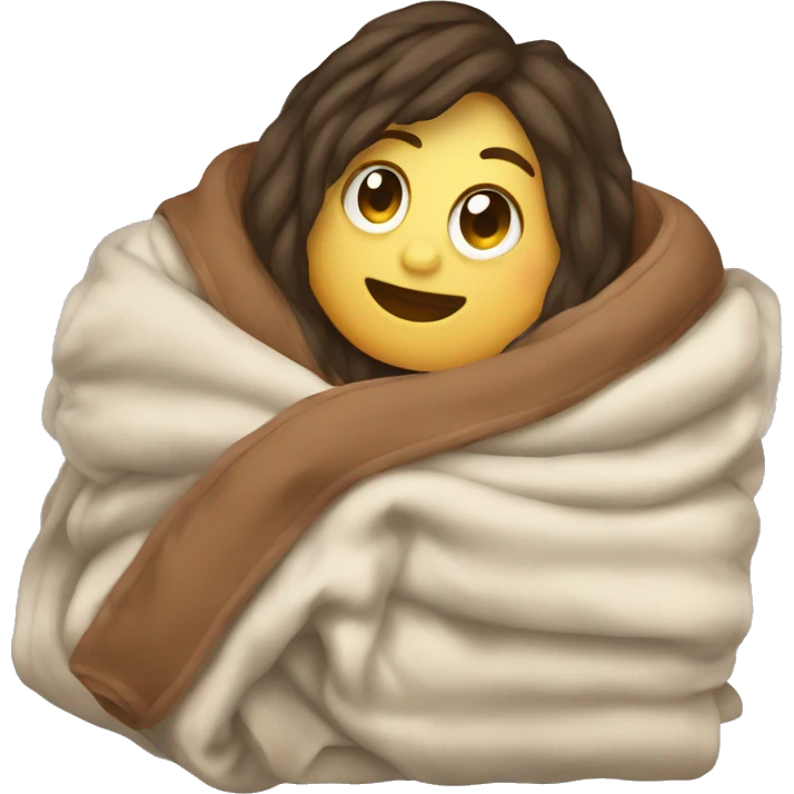 cozy blanket emoji