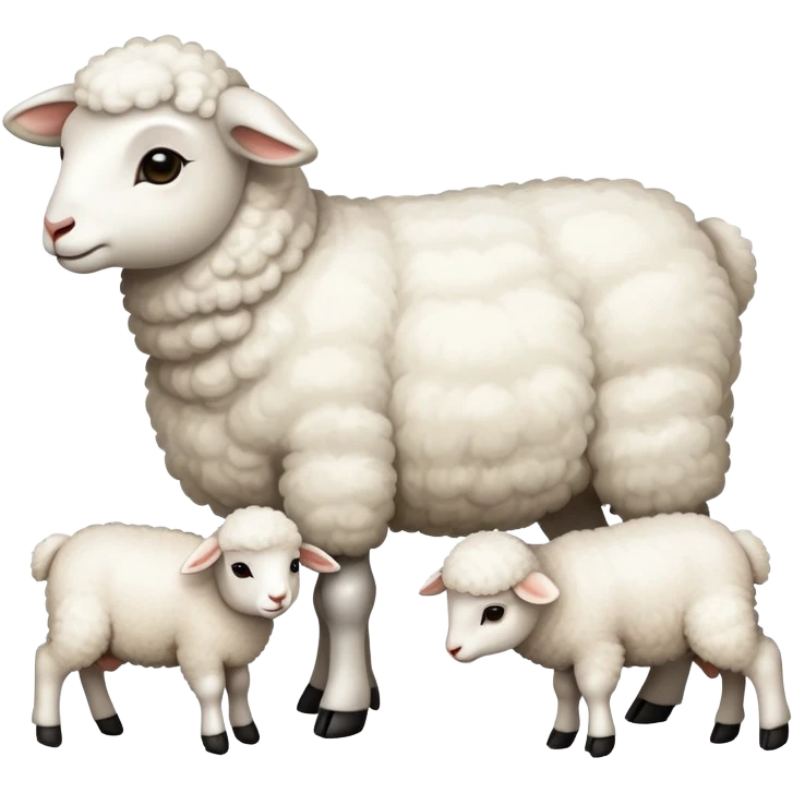group of lambs emoji