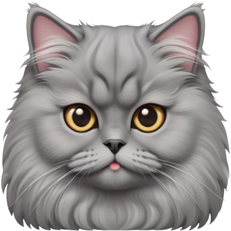 cinematic-adorable-big-eyed-fluffy-grey-persian-cat-portrait-emoji,-head-tilted-playfully-with-a-sweet-expression,-fluffy-grey-fur,-simplified-yet-irresistibly-cute-features-with-large,-expr emoji