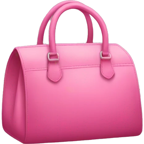 Pink bag emoji