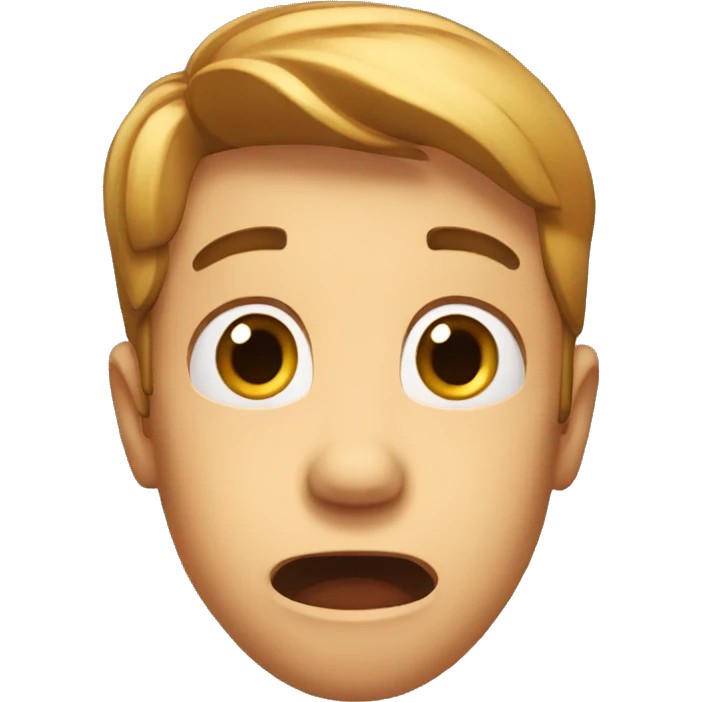 facial expression: surprised emoji