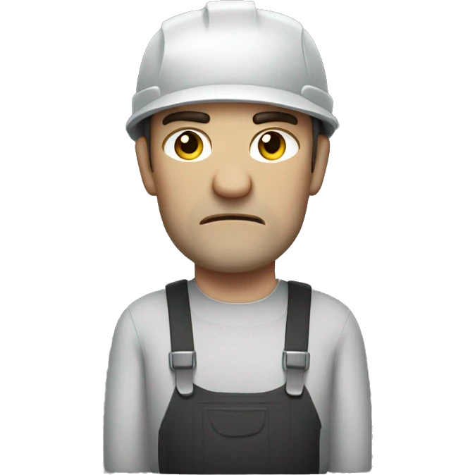 grumpy mechanic emoji