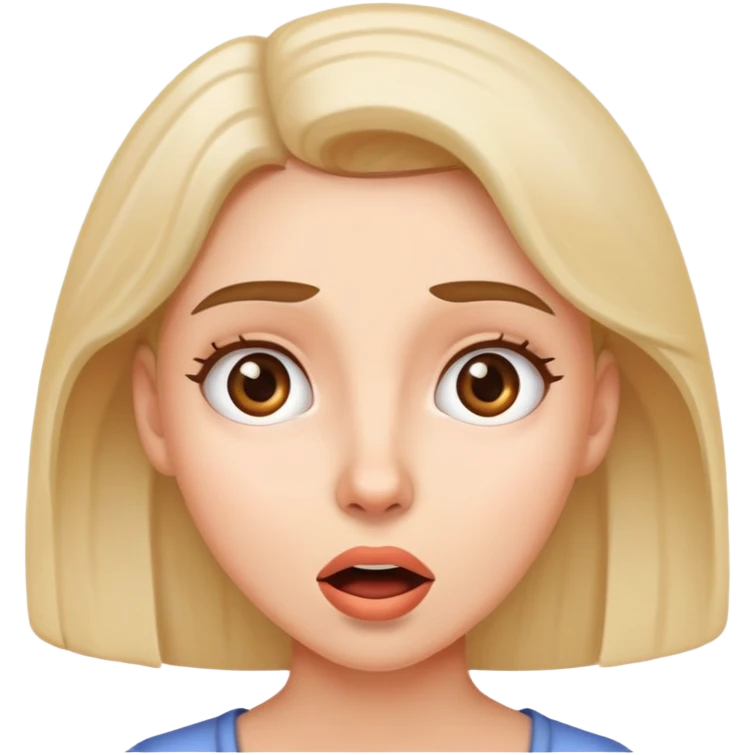 a very suprised woman  emoji