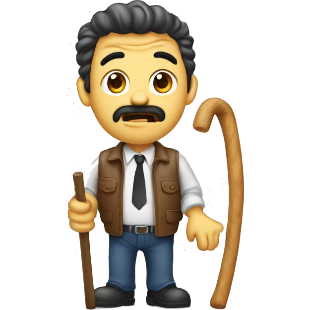 Cane che mangia il telefono emoji