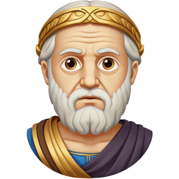 Cinematic Realistic portrait of Plato, depicted as a wise ancient philosopher with a contemplative gaze and detailed traditional Greek attire, rendered in soft, classical lighting that evokes antiquity emoji