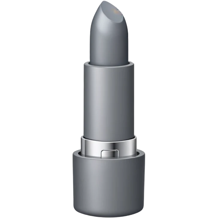 gray color lipstick without any one only lipstick  emoji