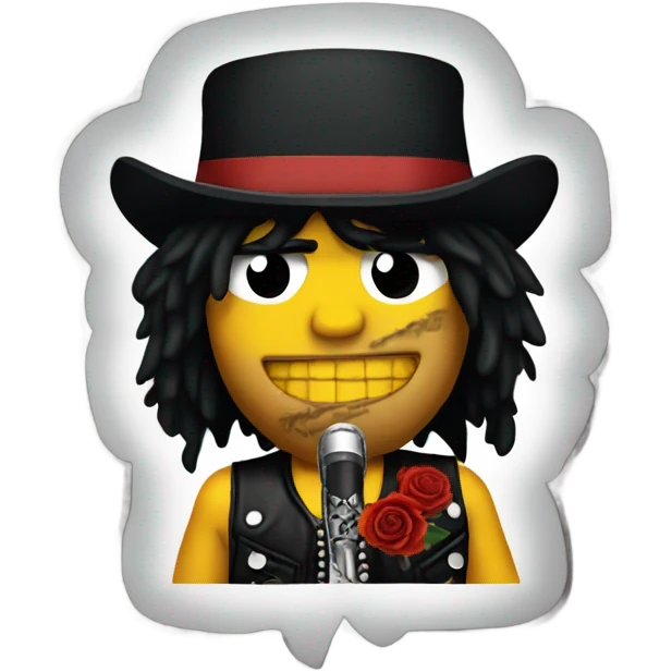 slash from guns n roses emoji