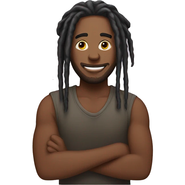 guy with dreads emoji