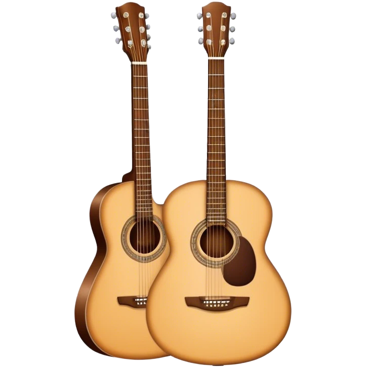 Make a acoustic guitar  emoji