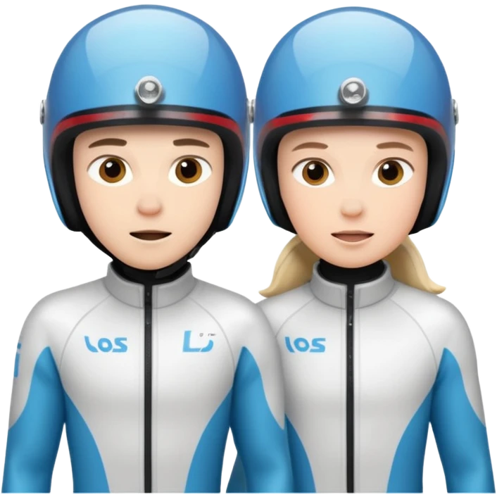 doubles olympic luge emoji
