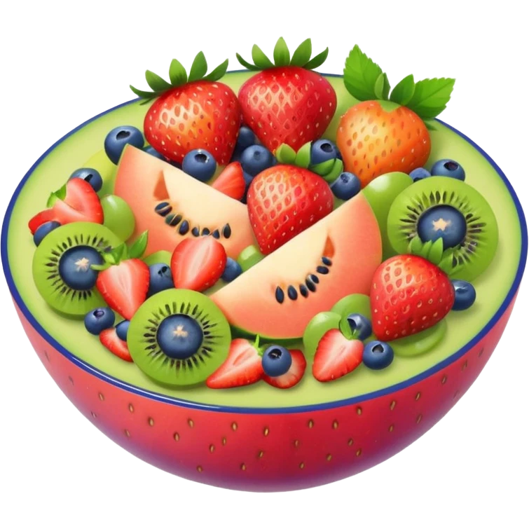 vegetarian fruit salad emoji