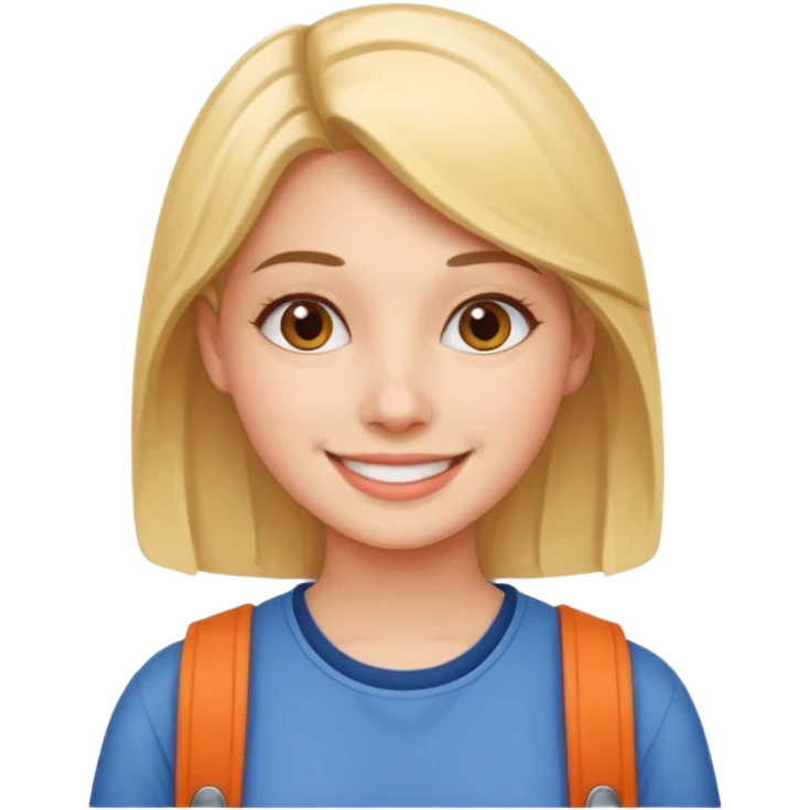 a female college student emoji