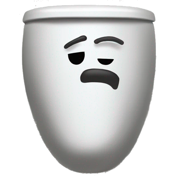 Skibidi toilet face love emoji
