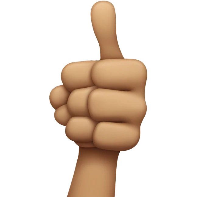 Thumbs up 2 hands emoji