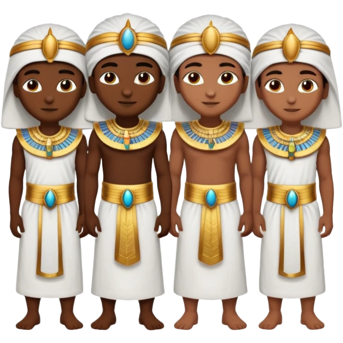 group of egipcian people emoji