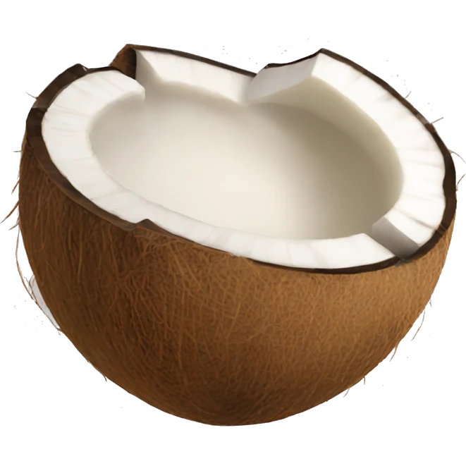 open coconut emoji