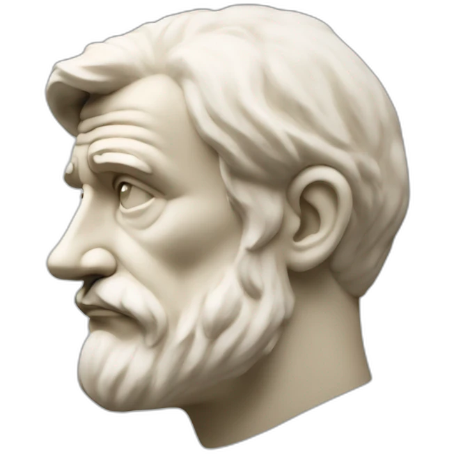 a real estate agent like rodin's thinker emoji