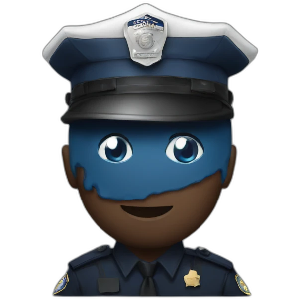 Police halloween emoji
