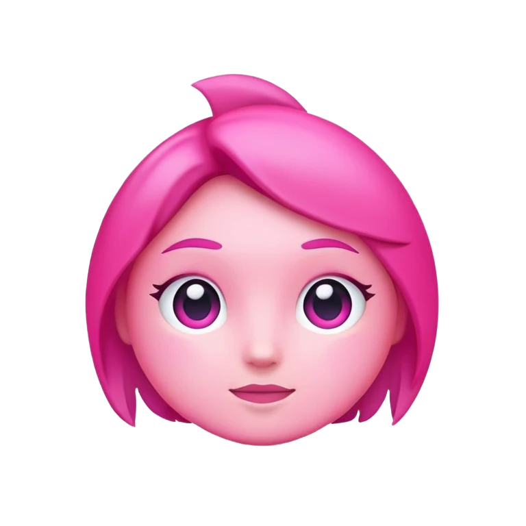 Pink emoji