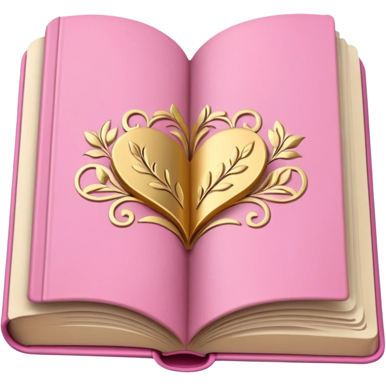 Open book in a girly style emoji