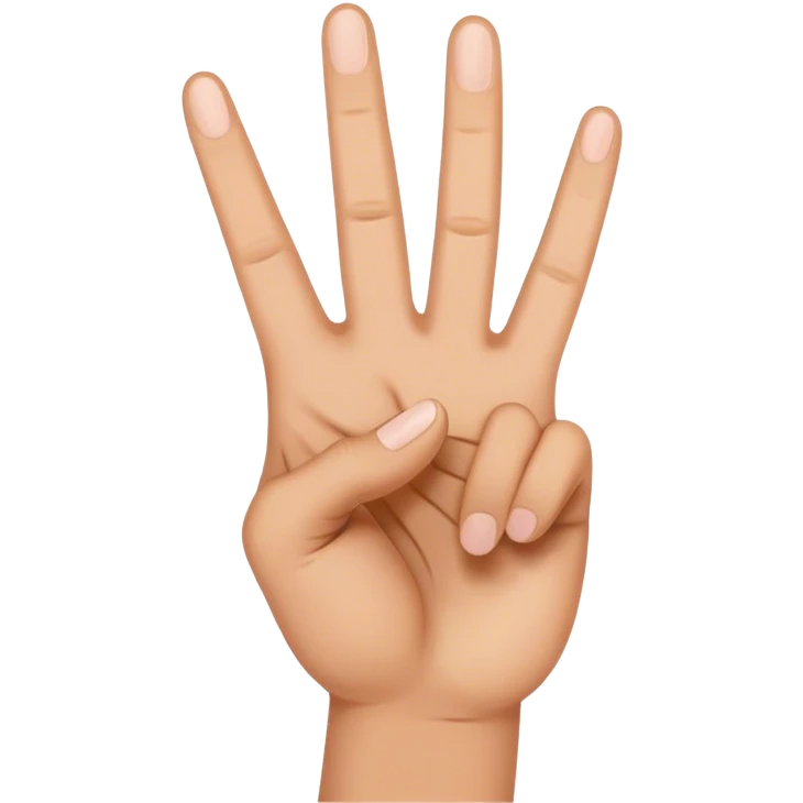 peace hand sign emoji