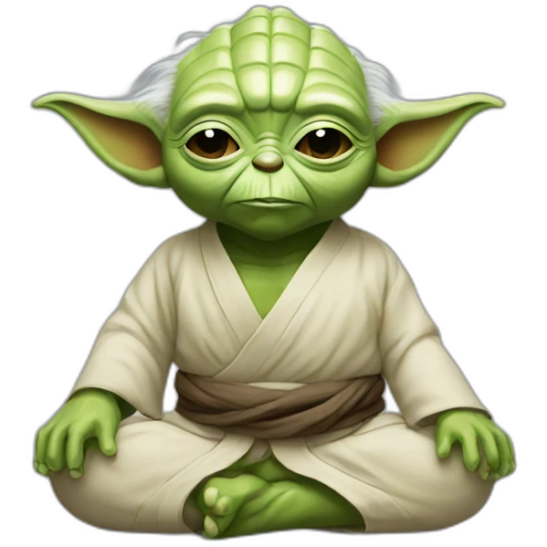 Yoda yoga emoji