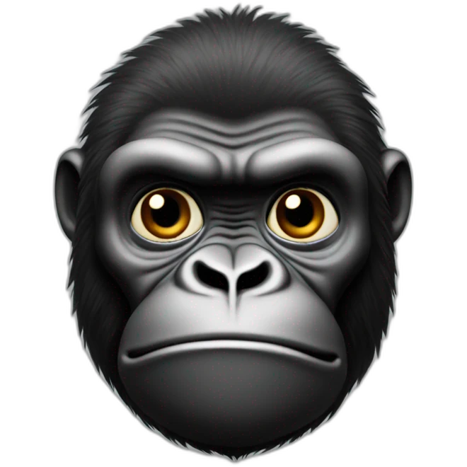 Gorille sur chat emoji