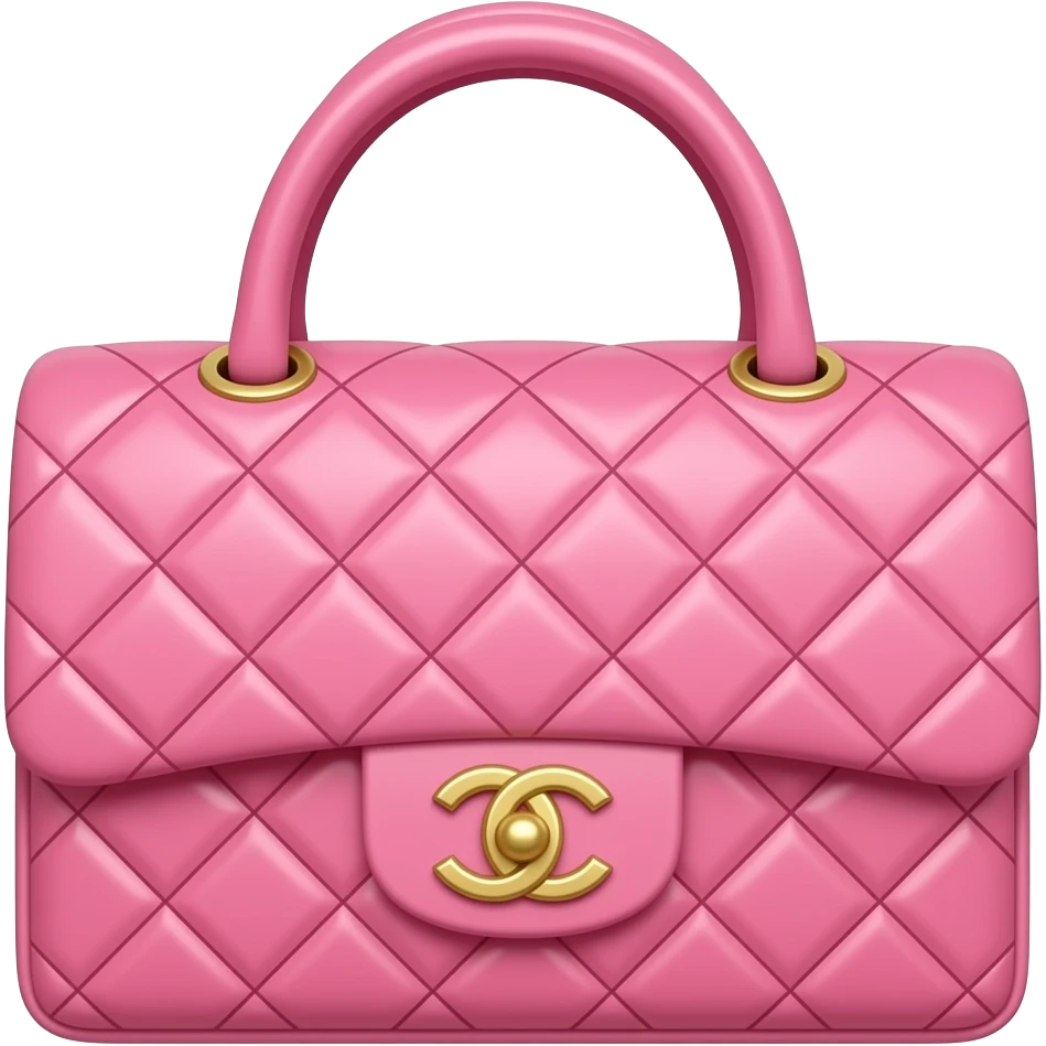 chanel pink bag emoji