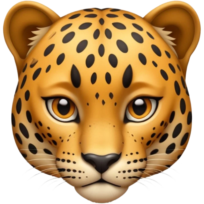 Hot leopard emoji