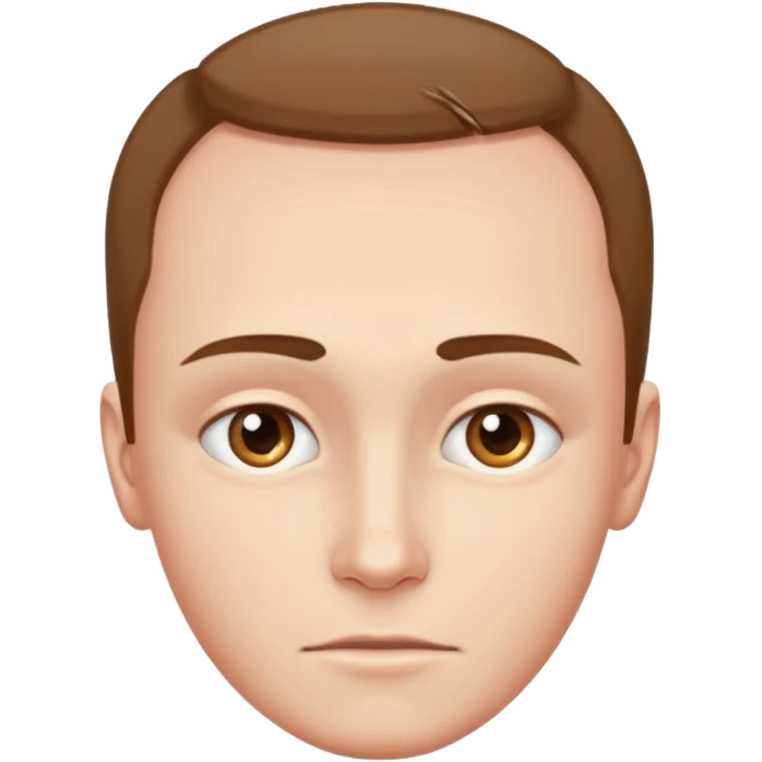 forhead with "Here" text on it emoji